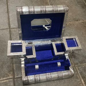 Metal Elephant Jewelry Box